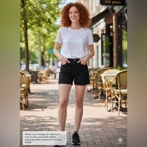 Ardene Black Jean Shorts for Women Sz 9